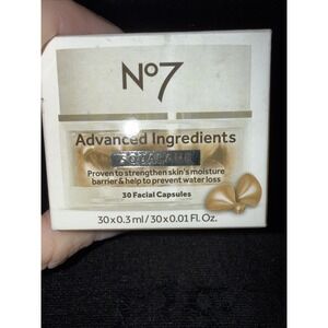 No7 Advanced Ingredients Squalane 30 Facial Capsules New in Box 0702